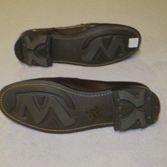 JM Weston 180 Brown Grain Leather Split Toe Loafer 11.5 C NWB main image 5